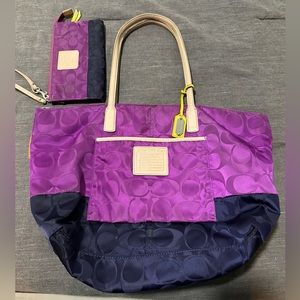 Coach Legacy Weekend Bag with Wristlet Wallet